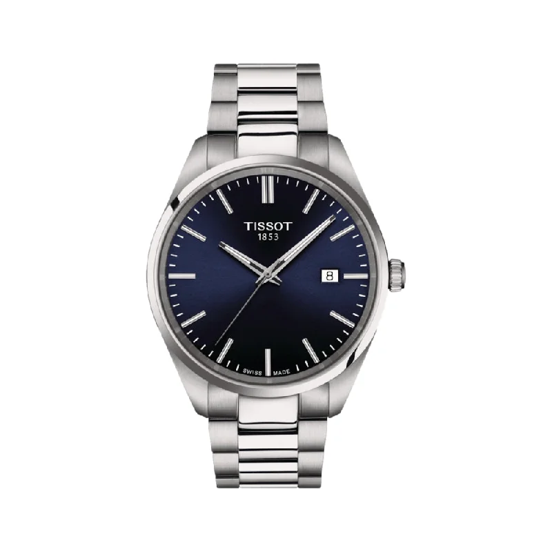 5atm-waterproof dresswatches-PR 100 Blue Dial, 40 mm