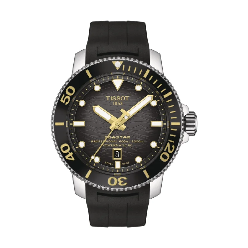 men's GMT watches with automatic display function -Seastar 2000 Professional Powermatic 80 Black Gradient Dial men's GMT watches with automatic display function -Seastar 2000 Professional Powermatic 80 Black Gradient Dial