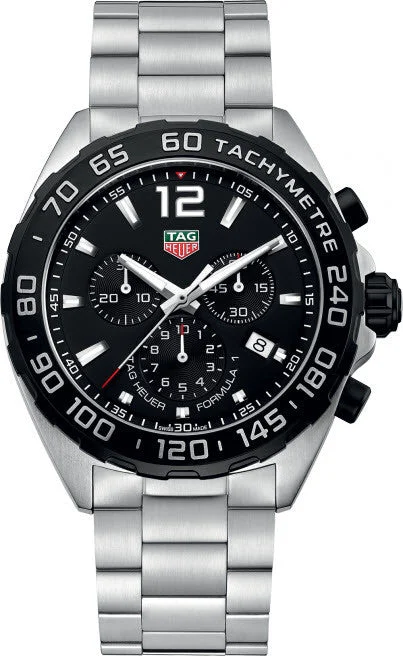 men's mechanical watches with moon phase -TAG Heuer Formula 1 Mens