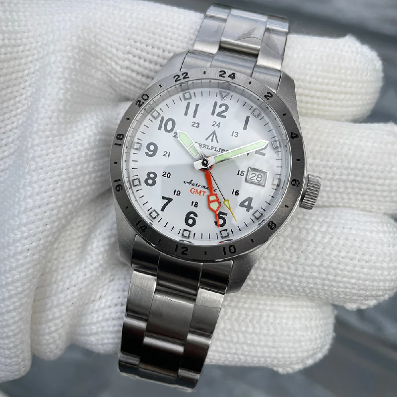 men's pilot watches with 12-hour design -Steelflier SF792 NH34 GMT Automatic Watch men's pilot watches with 12-hour design -Steelflier SF792 NH34 GMT Automatic Watch