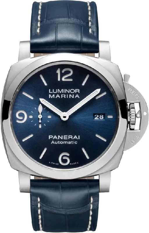 men's mechanical watches with alarm display function -Panerai Luminor Marina D