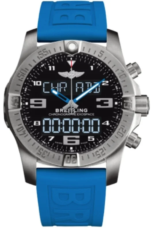 Mens Smart Watches Sleep Tracking-Breitling Watch Exospace B55 Night Mission D