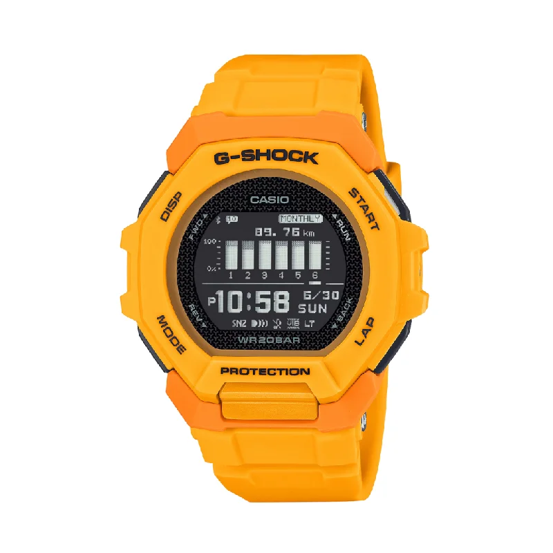men's Cartier with altimeter function -CASIO G-SHOCK G-SQUAD SPORTS GBD-300-9DR DIGITAL YELLOW WATCH men's Cartier with altimeter function -CASIO G-SHOCK G-SQUAD SPORTS GBD-300-9DR DIGITAL YELLOW WATCH