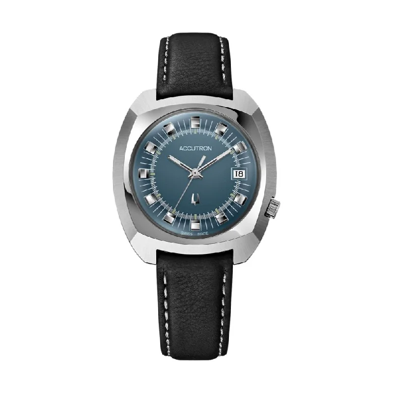 men's GMT watches for commercial pilots -Legacy Automatic Black Leather Strap Limited Edition Teal Dial men's GMT watches for commercial pilots -Legacy Automatic Black Leather Strap Limited Edition Teal Dial