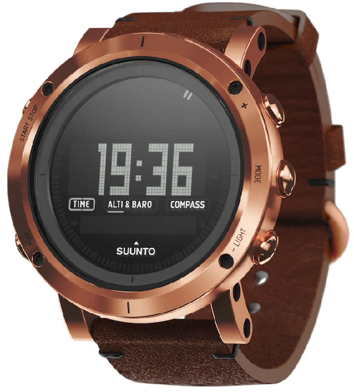 Mens Smart Watches Sunrise/Sunset Display-Suunto Watch Essential Copper