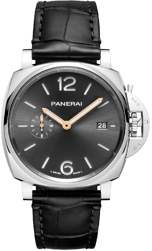 men's mechanical watches with spring drive design -Panerai Luminor Due