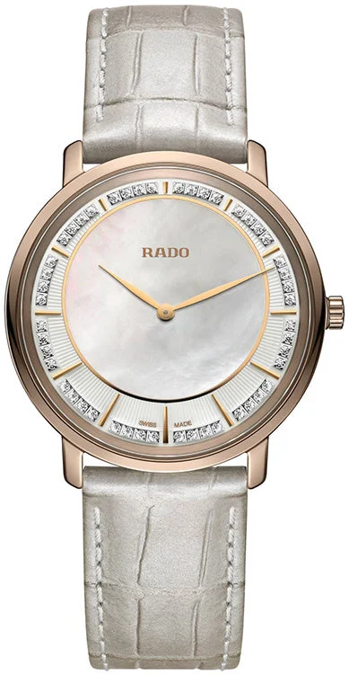 Rado women's watches with high-end materials-​Rado Watch DiaMaster Ceramos Thinline Quartz