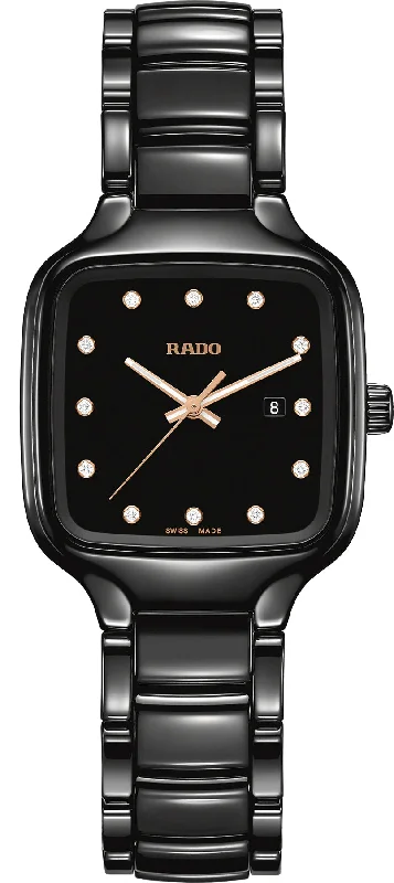 Rado women's watches with high resale value-​Rado Watch True Square Diamonds