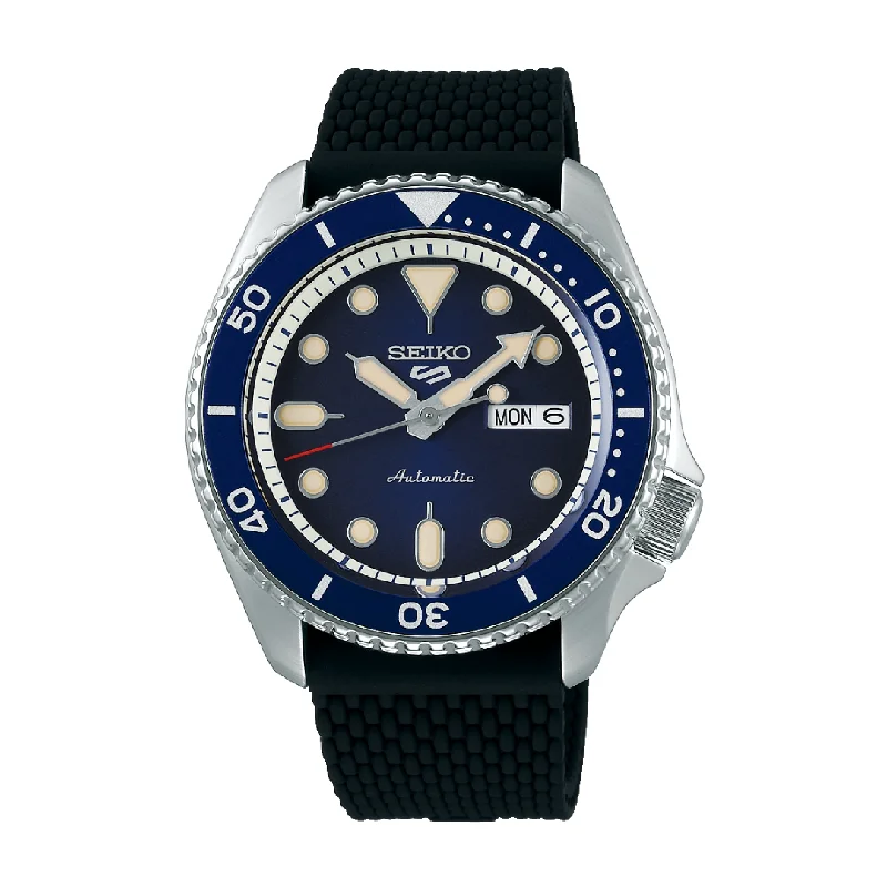 men's Seiko with flyback function -SEIKO 5 SPORTS SRPD71K2 SUITS STYLE AUTOMATIC MEN WATCH