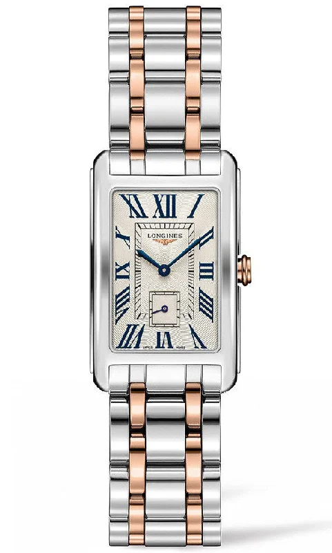 women's Longines date magnifier design for readability -Longines DolceVita Ladies