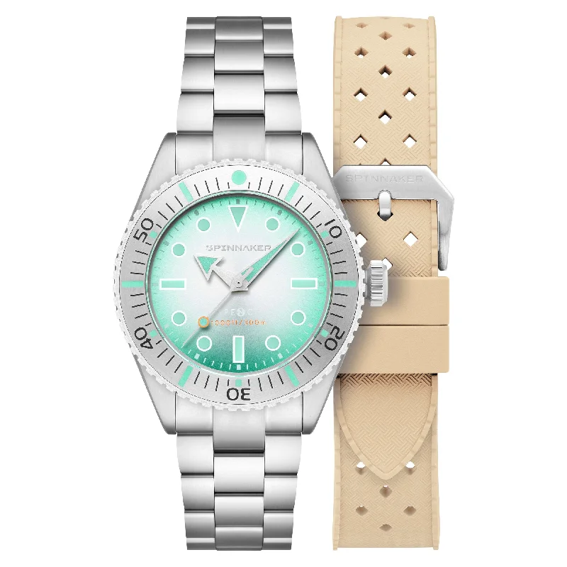 men's skeletonized watches for luxury collection -Spinnaker Spence 300 Automatic Aquamarine men's skeletonized watches for luxury collection -Spinnaker Spence 300 Automatic Aquamarine