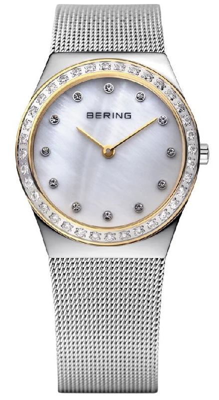 women's Bering leather strap watches -Bering Watch Classic Ladies