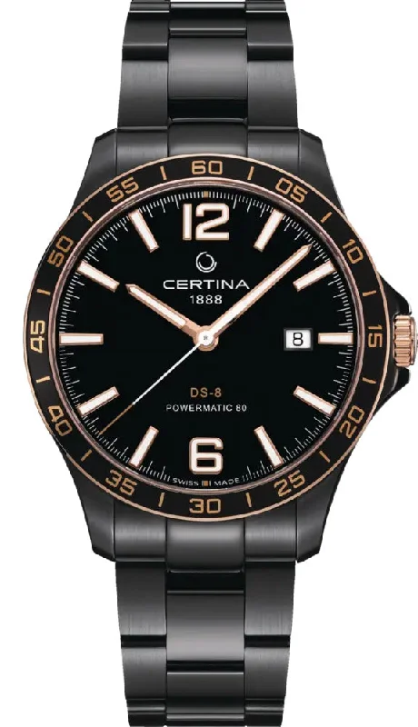 men's skeleton mechanical watches -Certina DS-8 Powermatic 80