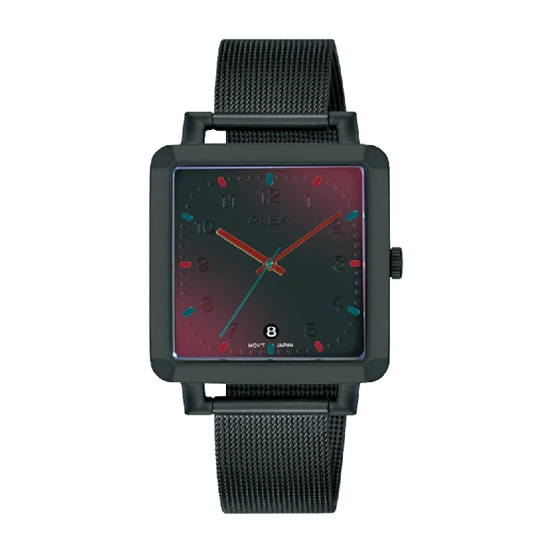 men's digital watches with SuperLuminova style design -ALBA AG8L85X SIGNA QUARTZ MEN WATCH