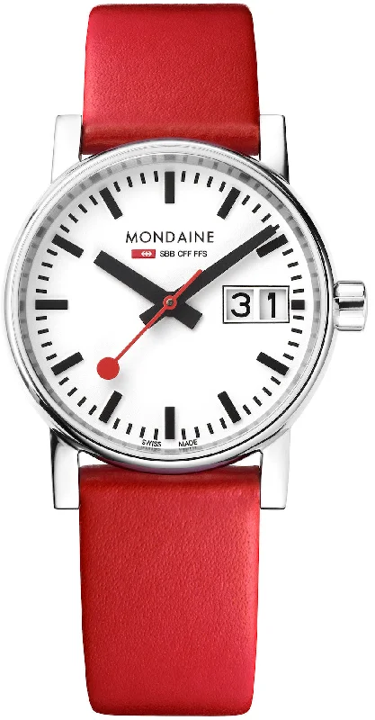 Women Mondaine watches for casual outings -Mondaine Watch SBB Evo2 D