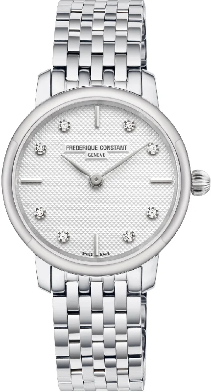 women's mechanical watches with monogram engraving display function -Frederique Constant Watch Slimline Mini