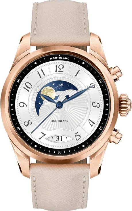 Smart Watches for Mens Best Brands-Montblanc Watch Summit 2+ Gold Plated Smartwatch