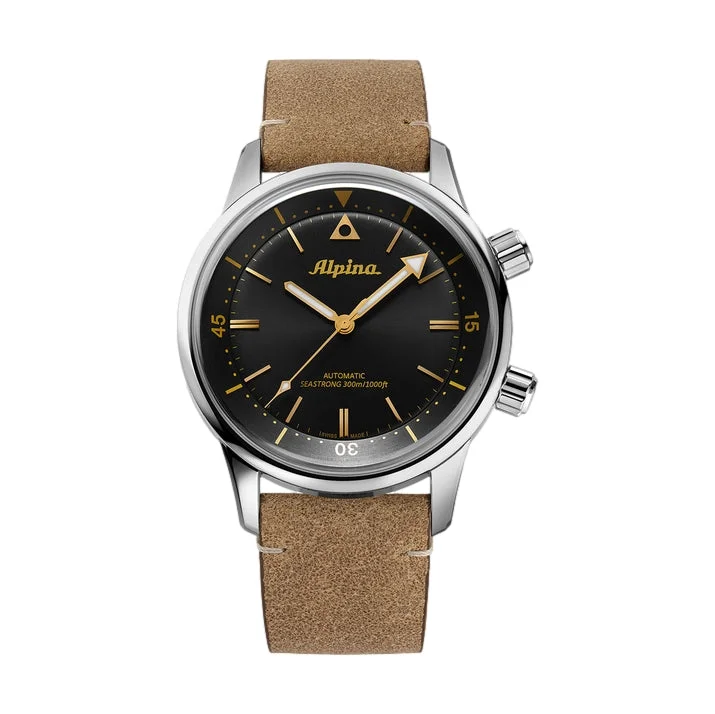 men's pilot watches with quartz design -SEASTRONG DIVER 300 HERITAGE AUTOMATIC GILDED