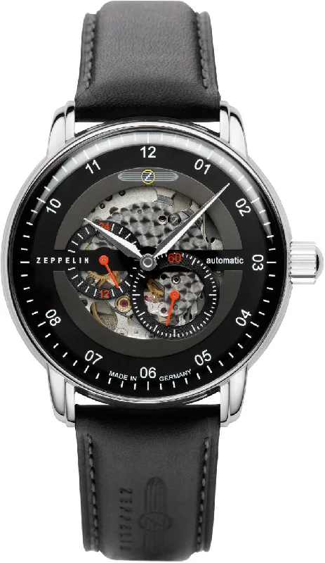 men's mechanical watches with monogram engraving design -Zeppelin New Captains Line Men men's mechanical watches with monogram engraving design -Zeppelin New Captains Line Men