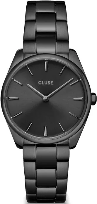 women's mechanical watches with collector's edition display function -Cluse Feroce Petite Full Black women's mechanical watches with collector's edition display function -Cluse Feroce Petite Full Black