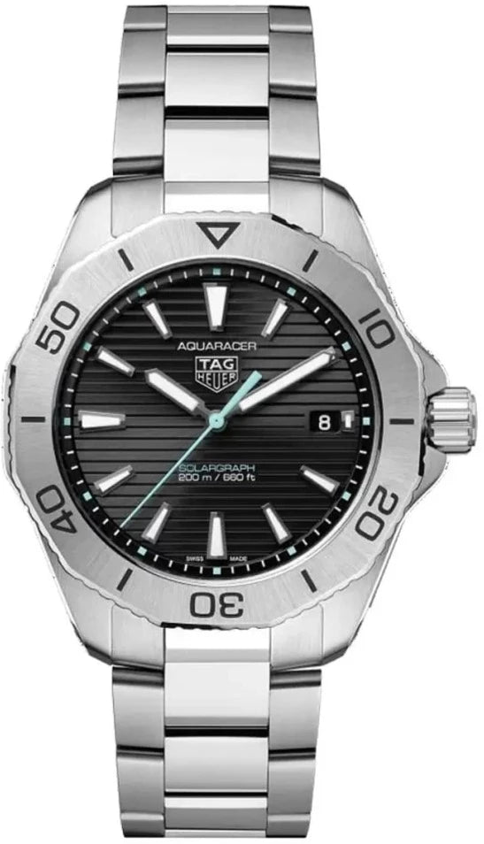 men's mechanical watches with vintage style design -TAG Heuer Aquaracer Professional 200 Solargraph 40mm men's mechanical watches with vintage style design -TAG Heuer Aquaracer Professional 200 Solargraph 40mm