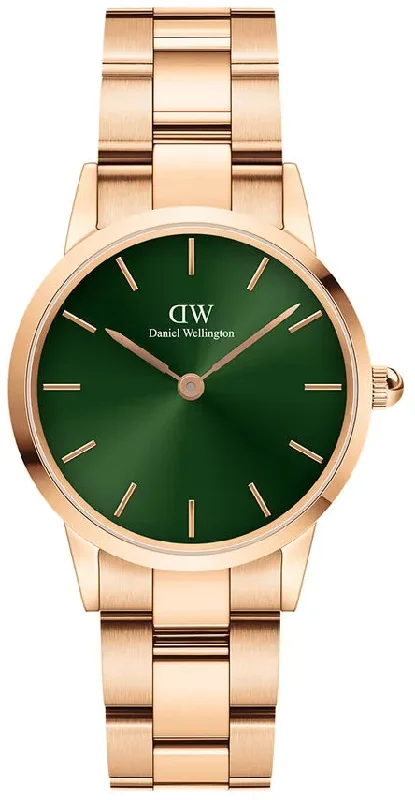 women's mechanical watches with collector's edition design -Daniel Wellington Watch Iconic Link Emerald