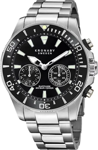 Mens Smart Watches Clearance-Kronaby Divers Smartwatch Mens