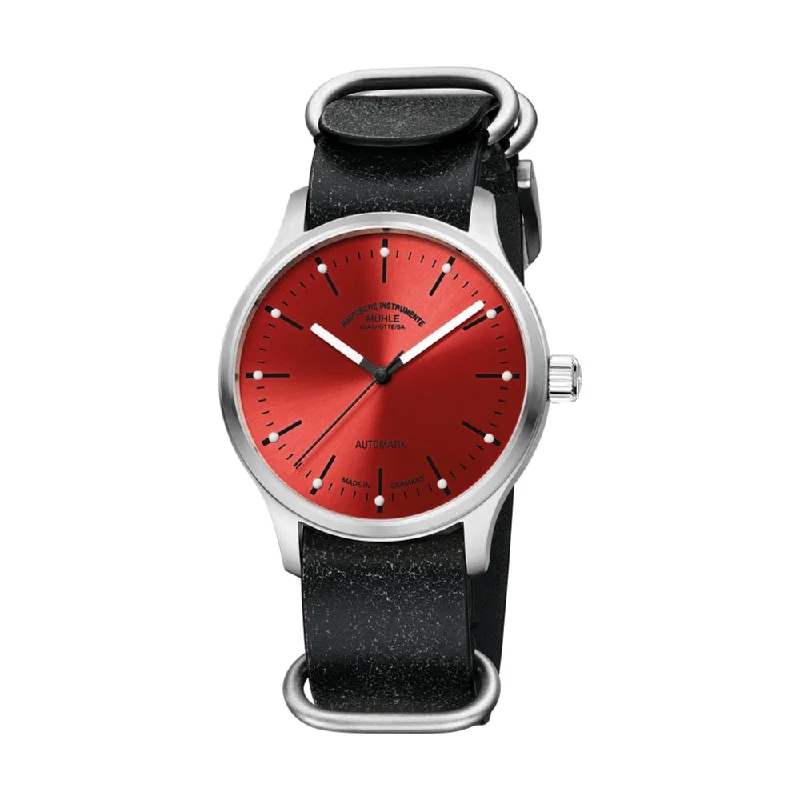 men's dive watches with spring drive style -Panova Red