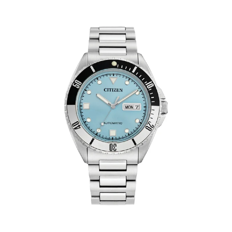 men's field watches with anti-reflective style design -Sport Automatic Light Blue Dial, 42 mm