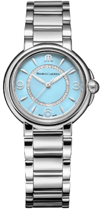 Materials used in crafting women's Maurice Lacroix watches -Maurice Lacroix Fiaba Blue Special Edition Materials used in crafting women's Maurice Lacroix watches -Maurice Lacroix Fiaba Blue Special Edition
