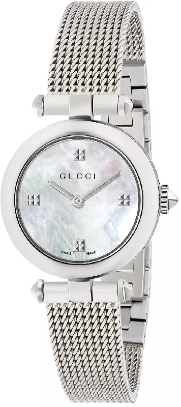 women's mechanical watches with tritium design -Gucci Watch Diamantissima Ladies D