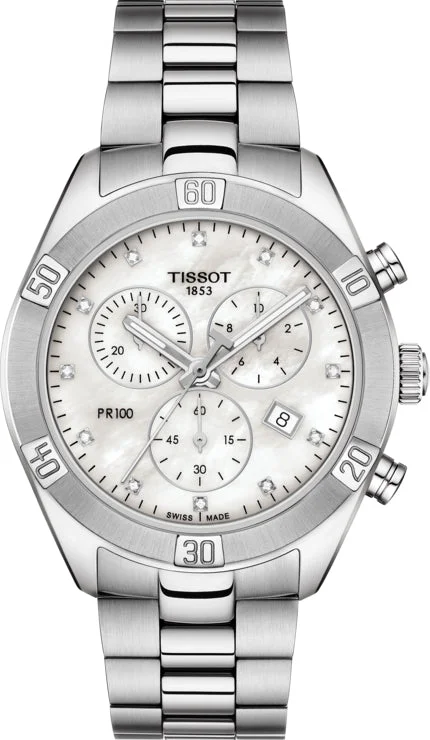 women's Tissot BGW9 SuperLuminova watches -Tissot PR100 Sport Chic
