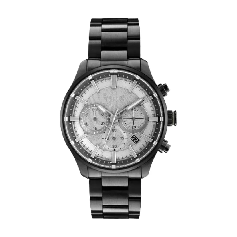 men's digital watches with manual display function -SOLVIL ET TITUS SABER W06-03287-006 CHRONOGRAPH QUARTZ MEN WATCH