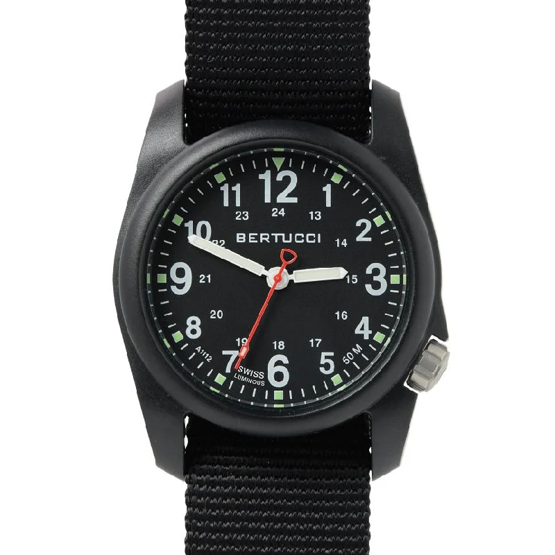 men's field watches with automatic style design -Bertucci DX3 Field All Black