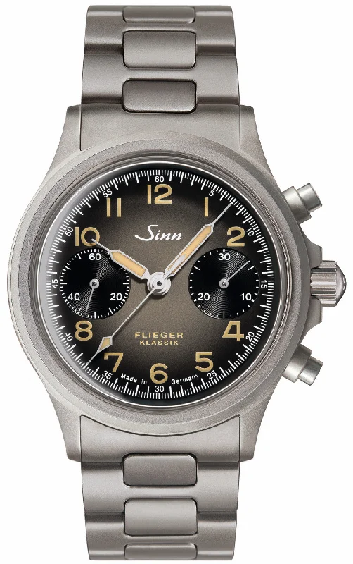 men's mechanical watches with kinetic display -Sinn 356 Pilot Classic AS E H-Link Bracelet men's mechanical watches with kinetic display -Sinn 356 Pilot Classic AS E H-Link Bracelet