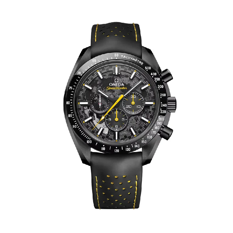 men's chronograph watches with interchangeable style straps -Speedmaster Dark Side Of The Moon Chronograph 44.25 mm Apollo 8