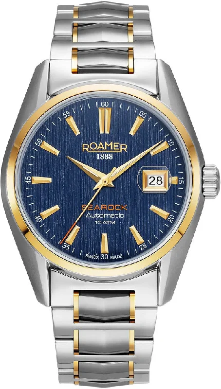 men's automatic mechanical watches -Roamer Searock Automatic Blue