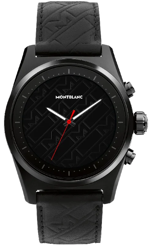 Mens Smart Watch Accessories-Montblanc Watch Summit Lite Aluminium UltraBlack Smartwatch