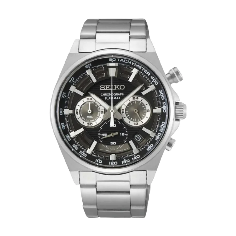 men's digital watches with Swiss SuperLuminova style design -SEIKO SSB397P1 QUARTZ CHRONOGRAPH MEN WATCH
