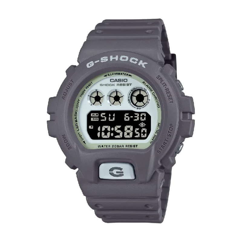 men's Cartier GMT watches -CASIO G-SHOCK DW-6900HD-8DR DIGITAL GREY MEN WATCH