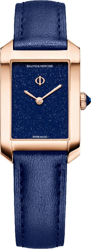 women's mechanical watches with NATO style straps -Baume et Mercier Hampton