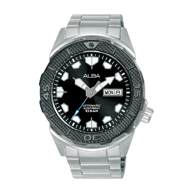 men's Seiko custom engraving watches -ALBA AL4555X MECHANICAL STAINLESS STEEL MEN WATCH men's Seiko custom engraving watches -ALBA AL4555X MECHANICAL STAINLESS STEEL MEN WATCH