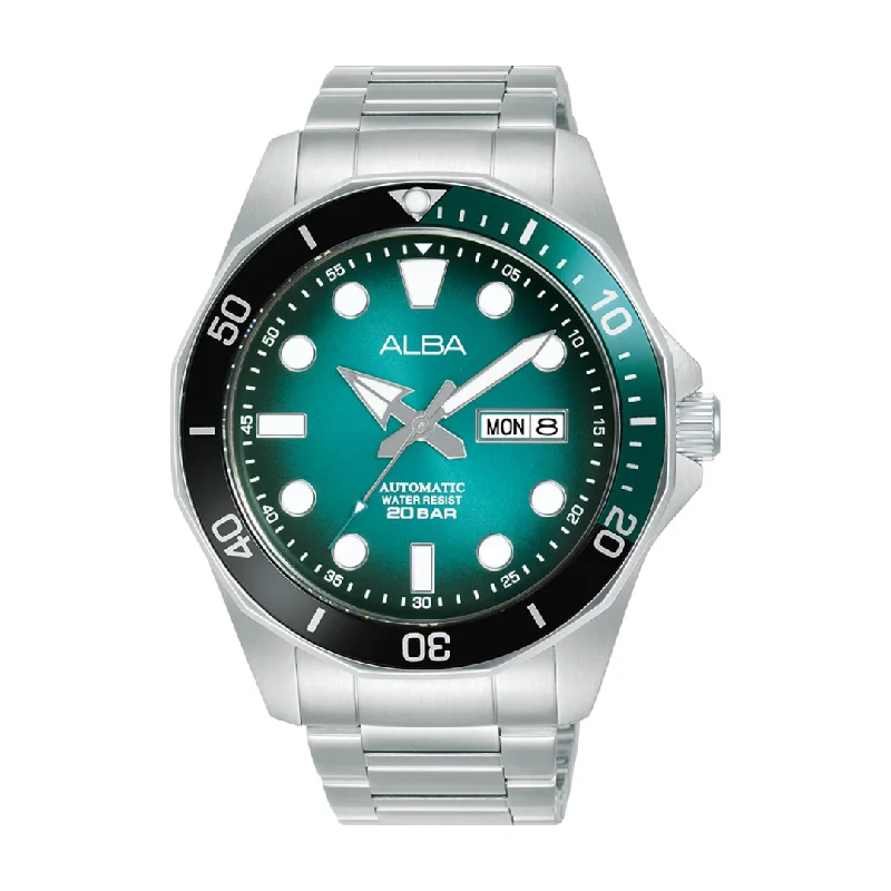 men's Seiko SuperLuminova watches -ALBA AL4545X MECHANICAL STAINLESS STEEL MEN WATCH men's Seiko SuperLuminova watches -ALBA AL4545X MECHANICAL STAINLESS STEEL MEN WATCH