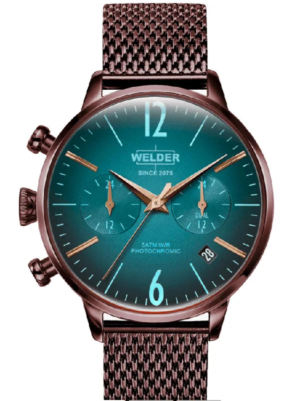 women's mechanical watches with elegant design -Welder Watch Moody Dual Time Ladies
