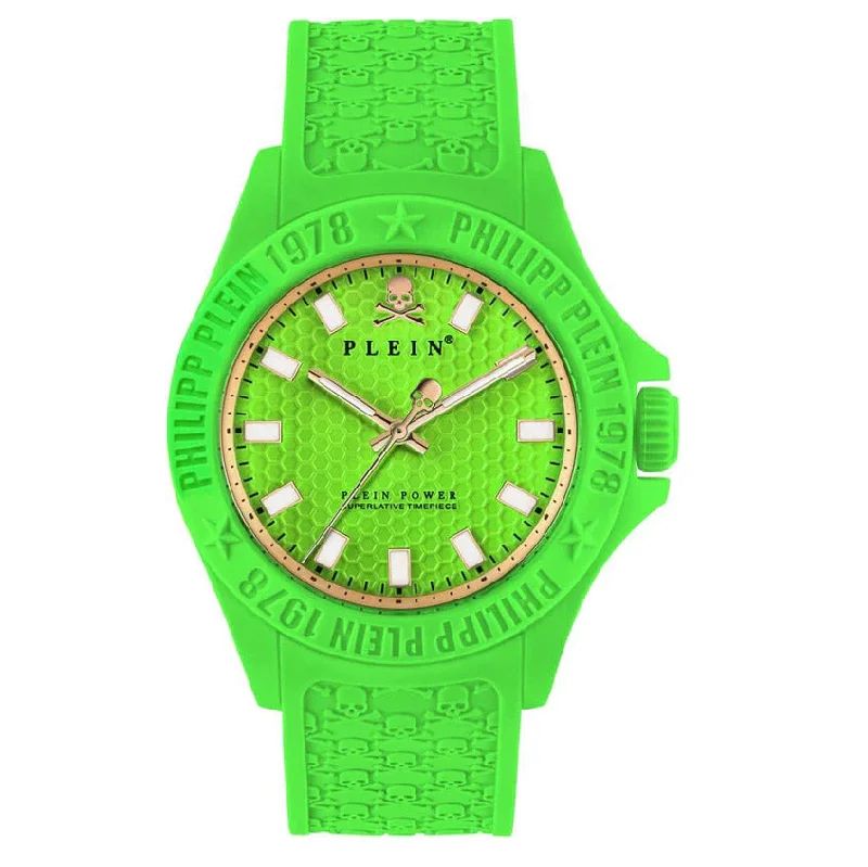 Unisex Luxury Style Watches-Philipp Plein Watch Power Green Neon PWKAA1121
