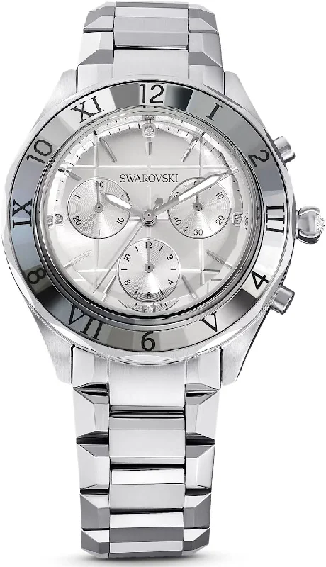 women's mechanical watches with 24-hour design -Swarovski Dectera Silver Bracelet