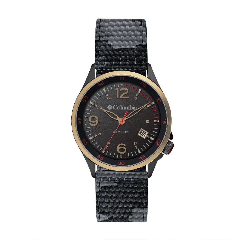 Unisex Hybrid Style Watches-Columbia Black Canyon Ridge Watch CSC02-002