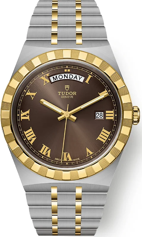 men's mechanical watches with rubber style straps -TUDOR Royal 41