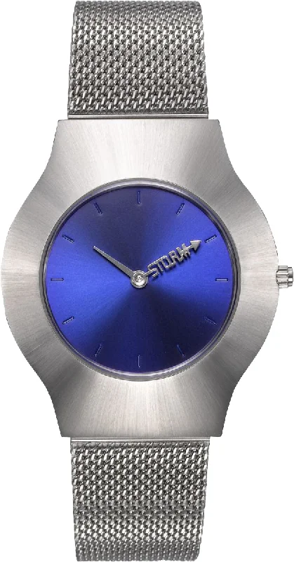 women's Storm stainless steel watches -Storm Watch New Ion Mesh Blue