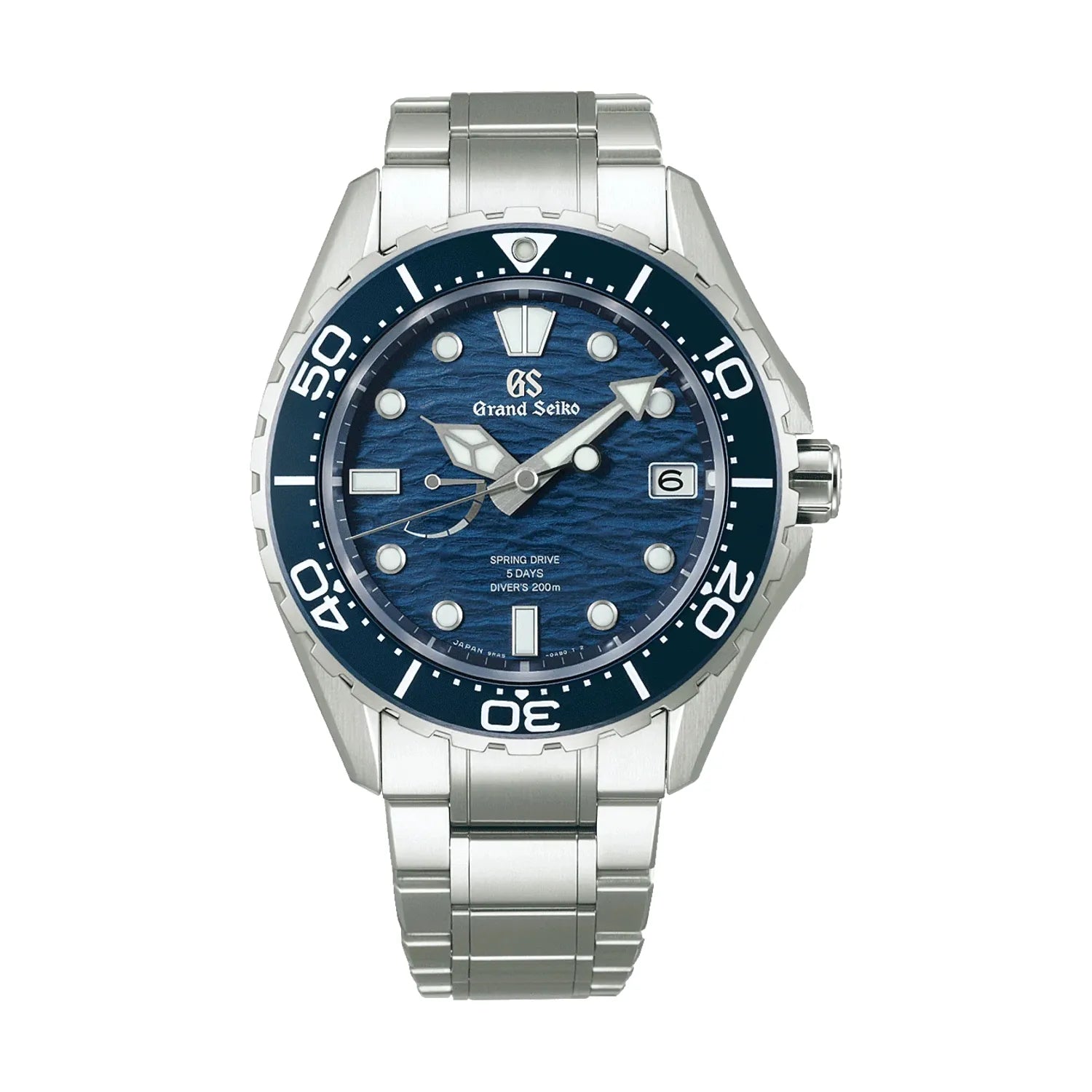 men's dive watches with mechanical style -SLGA023 "Ushio" Evolution 9 Spring Drive 5 Days 43.8mm - Blue